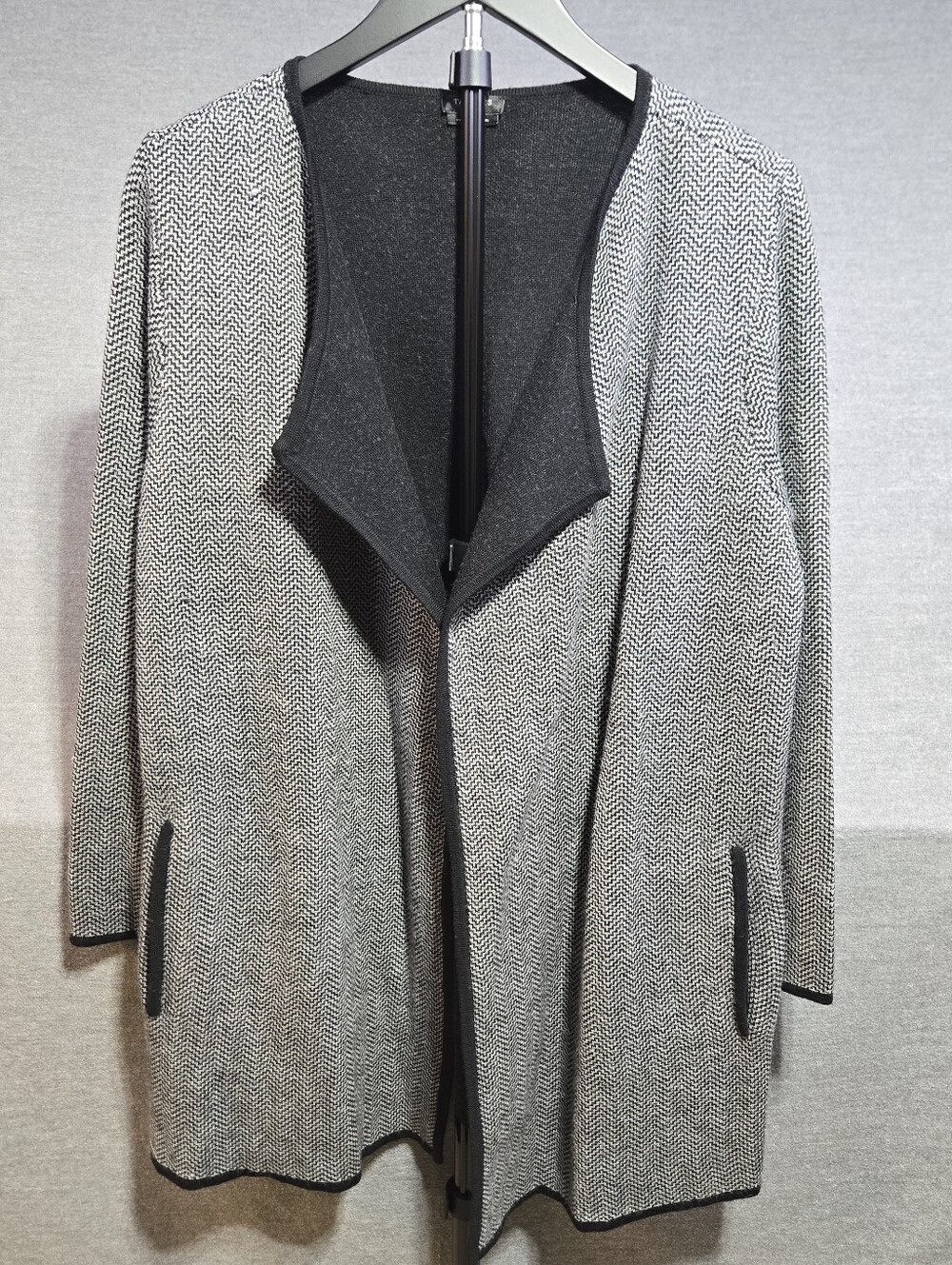 Talbots Pure Merino Wool Open Front Cardigan Sweater – Plus Petite 1XP